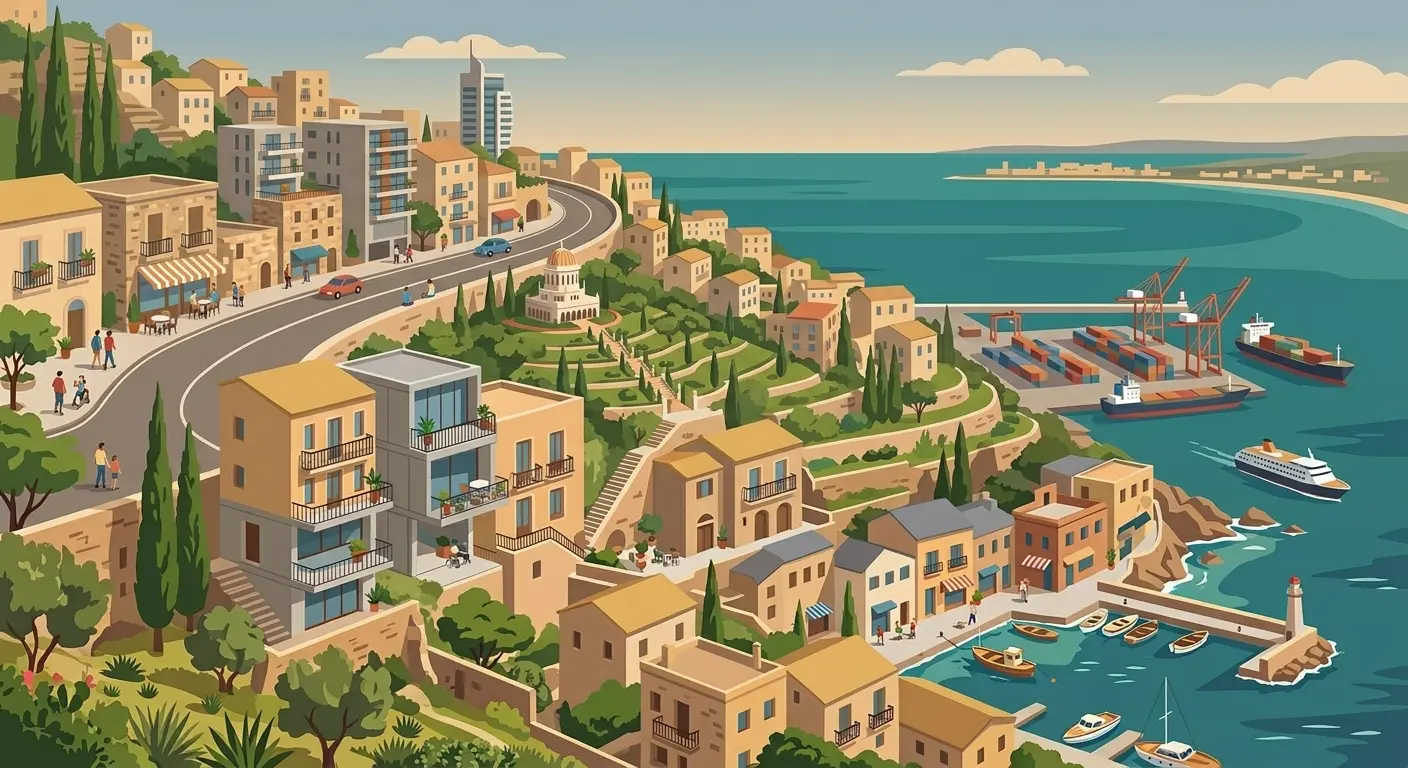 חיפה — התחדשות בניינית מותאמת לטופוגרפיה: מבת גלים ועד ציר הרכס